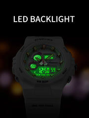 PDS-629-N1 Student Wristwatch Alarm Waterproof Luminous Dual Display digital watch (Copy)