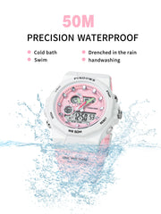 PDS-629-N1 Student Wristwatch Alarm Waterproof Luminous Dual Display digital watch (Copy)