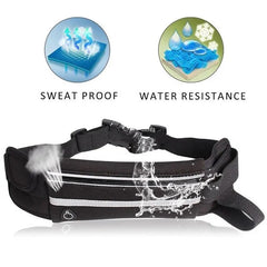 Lightweight Portable Sports Fanny Pack: Waterproof Waist Bag for Men & Women - Perfect for Outdoor Running, Cycling, Jogging & Gym!