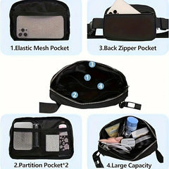 1pc Mini Belt Bag With Adjustable Strap, Small Fanny Pack For Workout Running Traveling Hiking