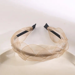 Elevate Your Look with This Cute & Elegant Yarn Hair Hoop Hairband!