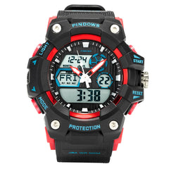 PDS-630-red Sport Outdoor 5ATM Waterproof Large Dial Fashion LED Display digital watch