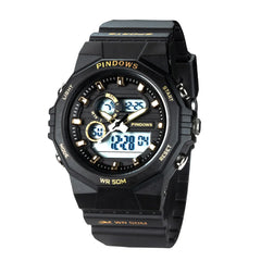 PDS-629-N2 Student Wristwatch Alarm Waterproof Luminous Dual Display digital watch