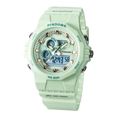 PDS-629-N6 Student Wristwatch Alarm Waterproof Luminous Dual Display digital watch