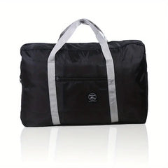 Travel in Style with this Large Capacity Portable Foldable Canvas Duffel Bag!