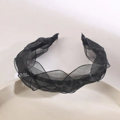 Elevate Your Look with This Cute & Elegant Yarn Hair Hoop Hairband!