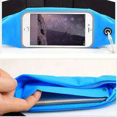 1pc, Touch Screen Fanny Pack, Multi-functional Mobile Phone Storage Waist Bag, Waterproof Sports Waist Pack For Cycling Running & Mountain Climbing With Earphone Hole