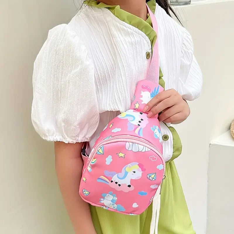 Children's Cute Cartoon Design Small Crossbody Bag - Very Lightweight For Children 1-10 Years Old, Ideal choice for Gifts