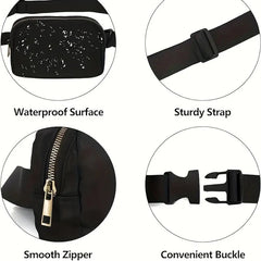 1pc Mini Belt Bag With Adjustable Strap, Small Fanny Pack For Workout Running Traveling Hiking