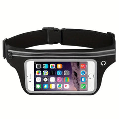 Phone Belt Touchscreen Water Proof Waist Pack Adjustable & Zipper Pocket Universal Fit For All Phones, Portable Waist Bag For Running Workout Cycling Hiking Outdoor Travel Sports